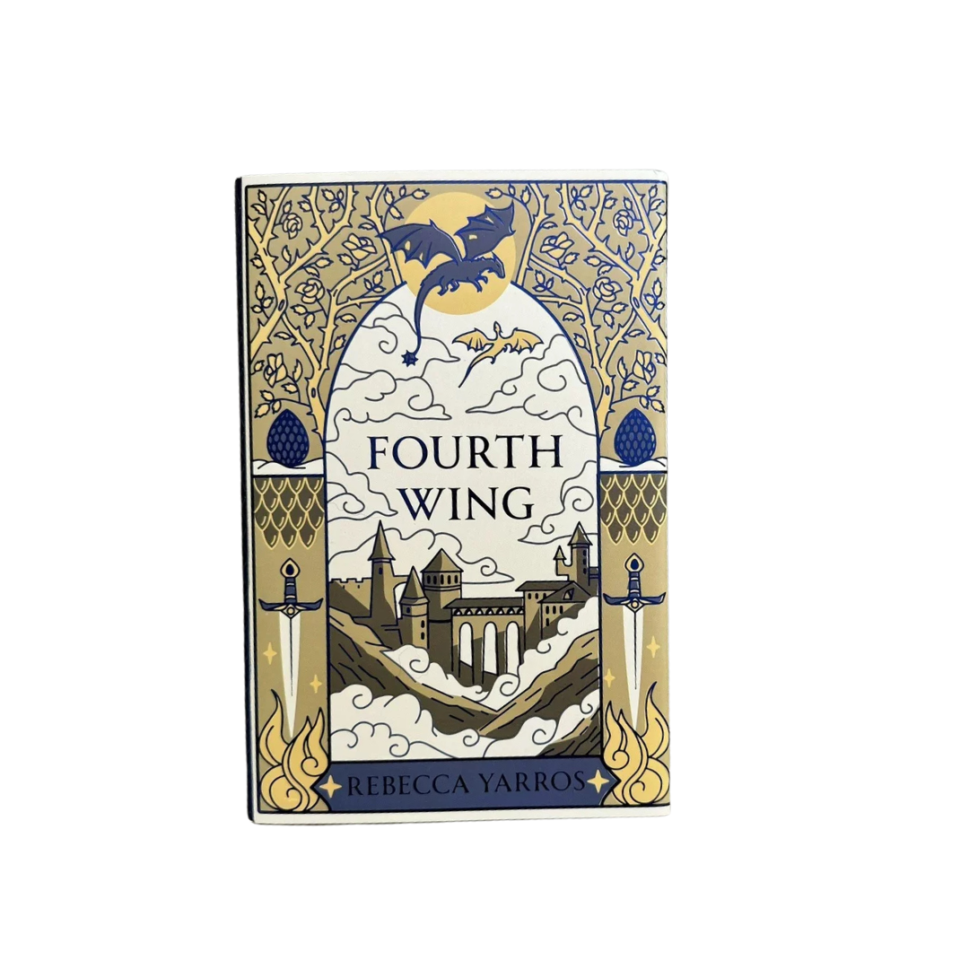 Fourth Wing by Rebecca Yarros Special Edition Alternative Cover Dust Jacket