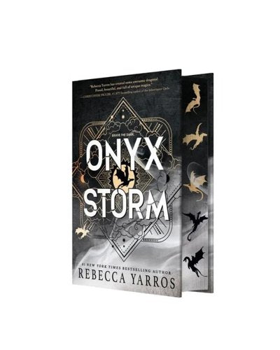 Onyx Storm (Hardback) by Rebecca Yarros (The Empyrean, #3) Deluxe Limited Special Edition
