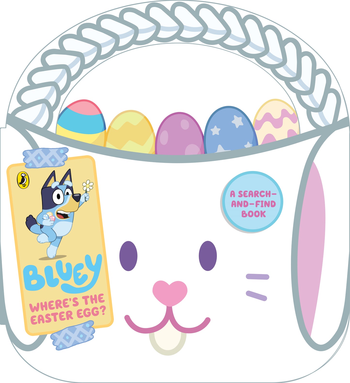 Bluey: Where's the Easter Egg - A Shaped Tabbed Board Book