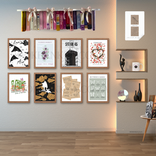 Upside Down Floating Bookshelf | Custom Made | Raw South African Pine Wood