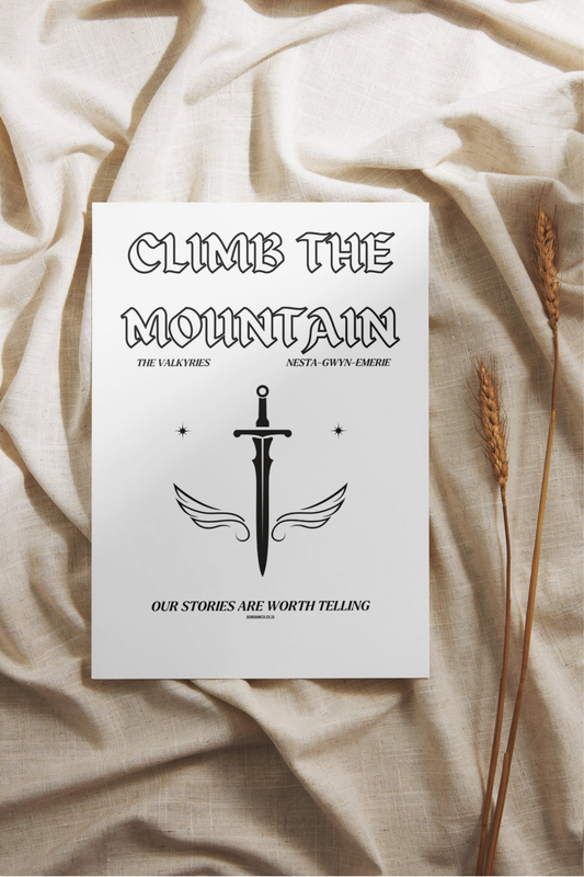 The Valkyries | Discreet Bookish Wall Poster | A Court of Silver Flames by Sarah J Maas Wall Decor | Nesta