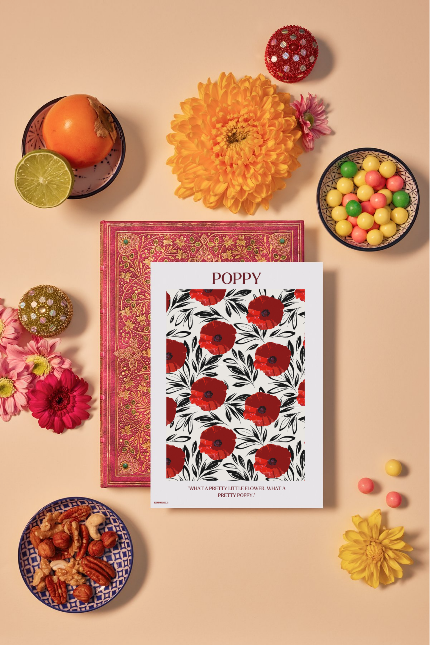 Poppy | Discreet Bookish Wall Poster | From Blood and Ash | Jennifer L. Armentrout | A Kingdom of Flesh and Fire Wall Decor