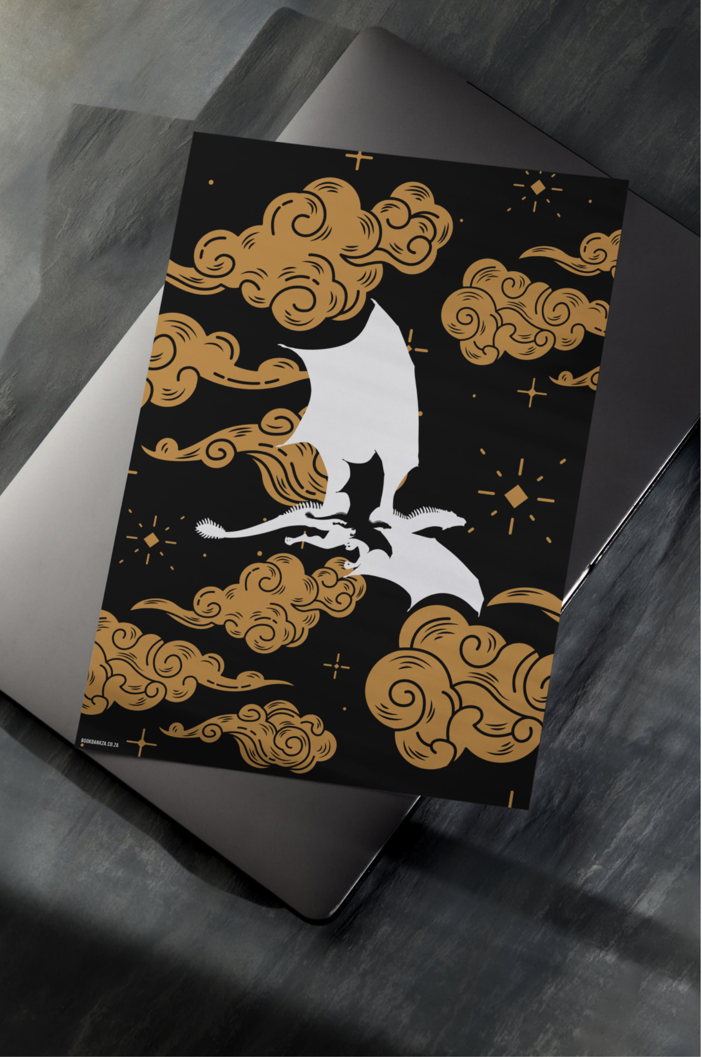 Dragons | Discreet Bookish Wall Poster | Fourth Wing (The Empyrean) by Rebecca Yarros Wall Decor