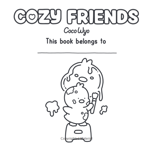 Cozy Friends: Cute & Comfy Colouring Book | Coco Wyo