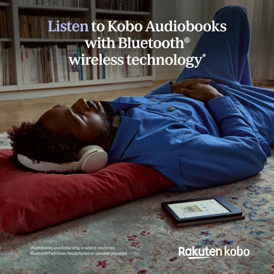 Kobo Clara Colour | eReader | 6β Glare-Free Colour E Ink Display | Dark Mode Option | Waterproof | Audiobooks | 16GB Storage | Black
