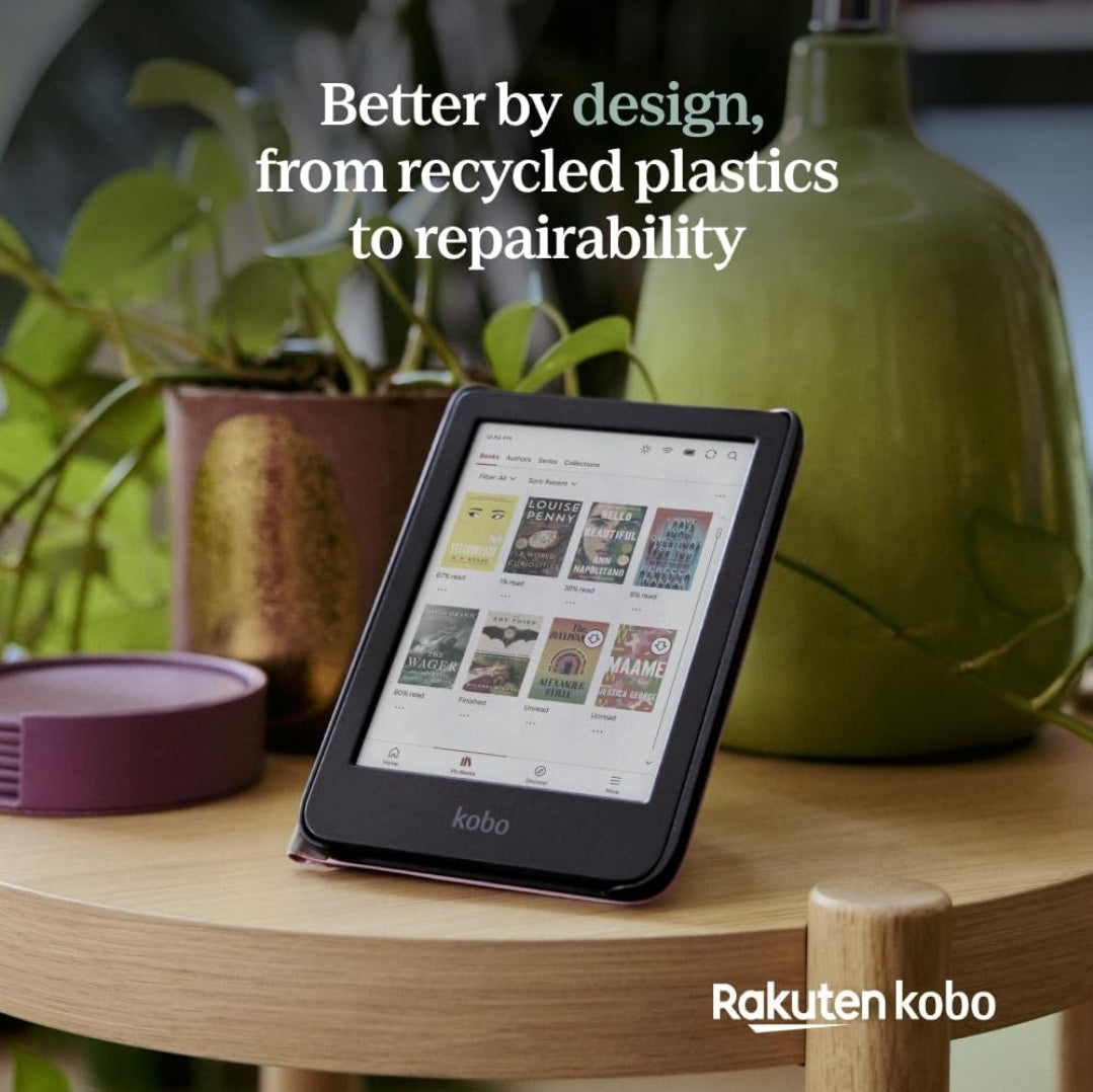Kobo Clara Colour | eReader | 6β Glare-Free Colour E Ink Display | Dark Mode Option | Waterproof | Audiobooks | 16GB Storage | Black