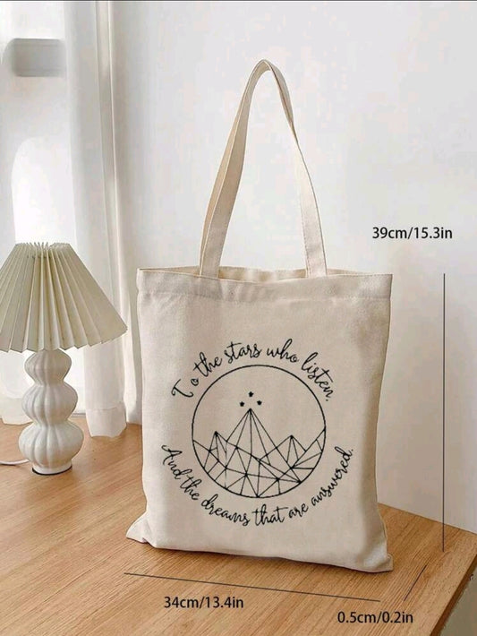 To The Stars Who Listen | A Court of Thorns and Roses by Sarah J Maas Tote Bag