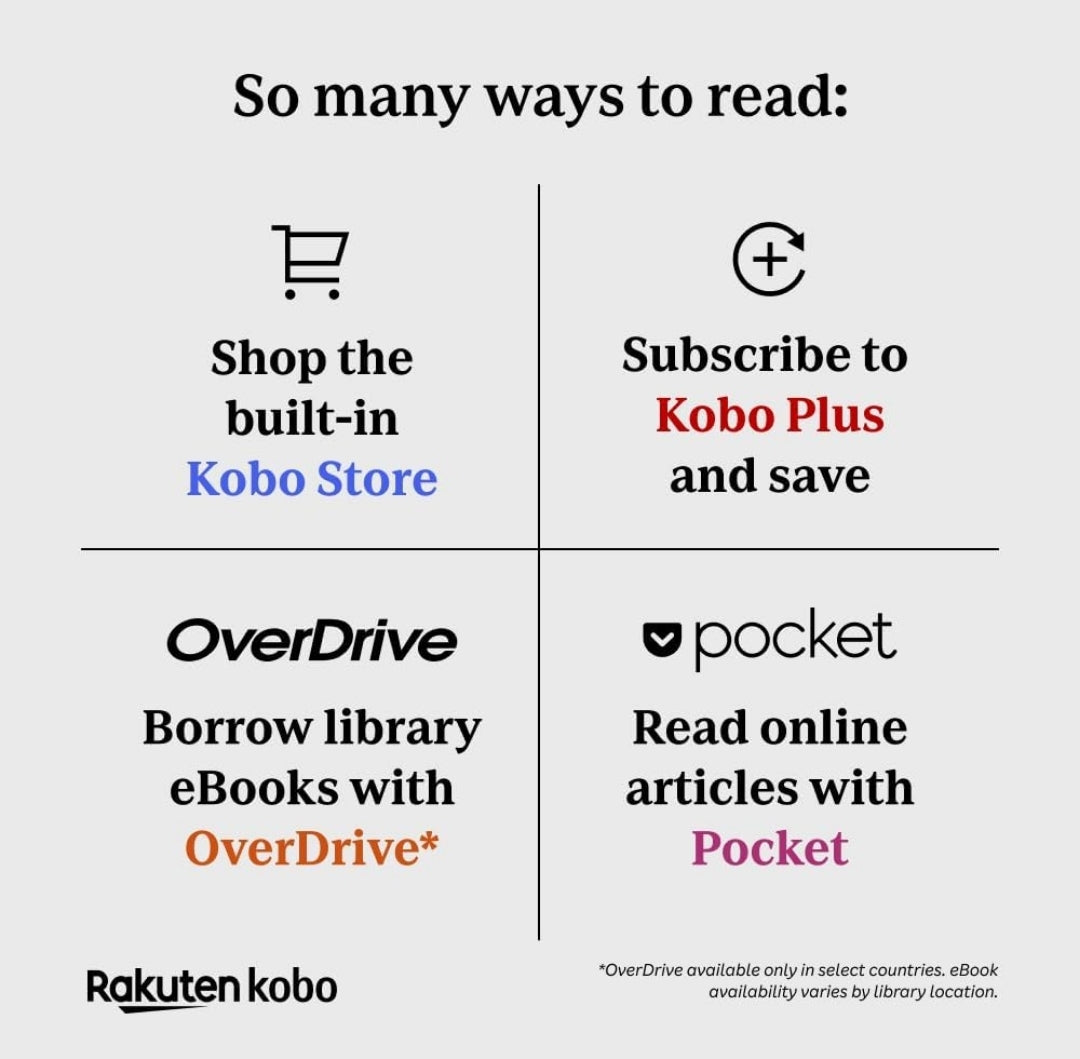 Kobo Clara Colour | eReader | 6β Glare-Free Colour E Ink Display | Dark Mode Option | Waterproof | Audiobooks | 16GB Storage | Black