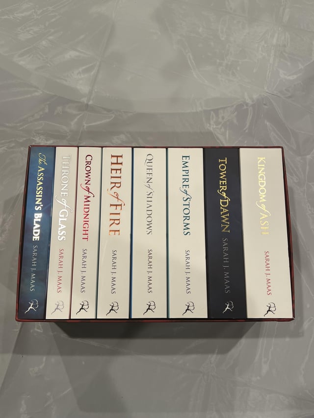 Throne of Glass by Sarah J Maas Collection UK First Editions