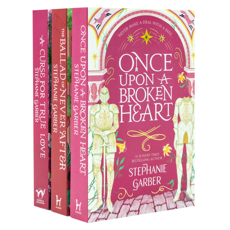Once Upon A Broken Heart Complete Paperback Collection Set by Stephanie Garber | Sprayed Edges