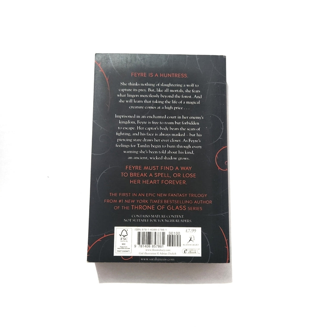 A Court of Thorns and Roses by Sarah J. Maas (Original Cover, Out of Print, First Edition, Brand New) - 9781408857861