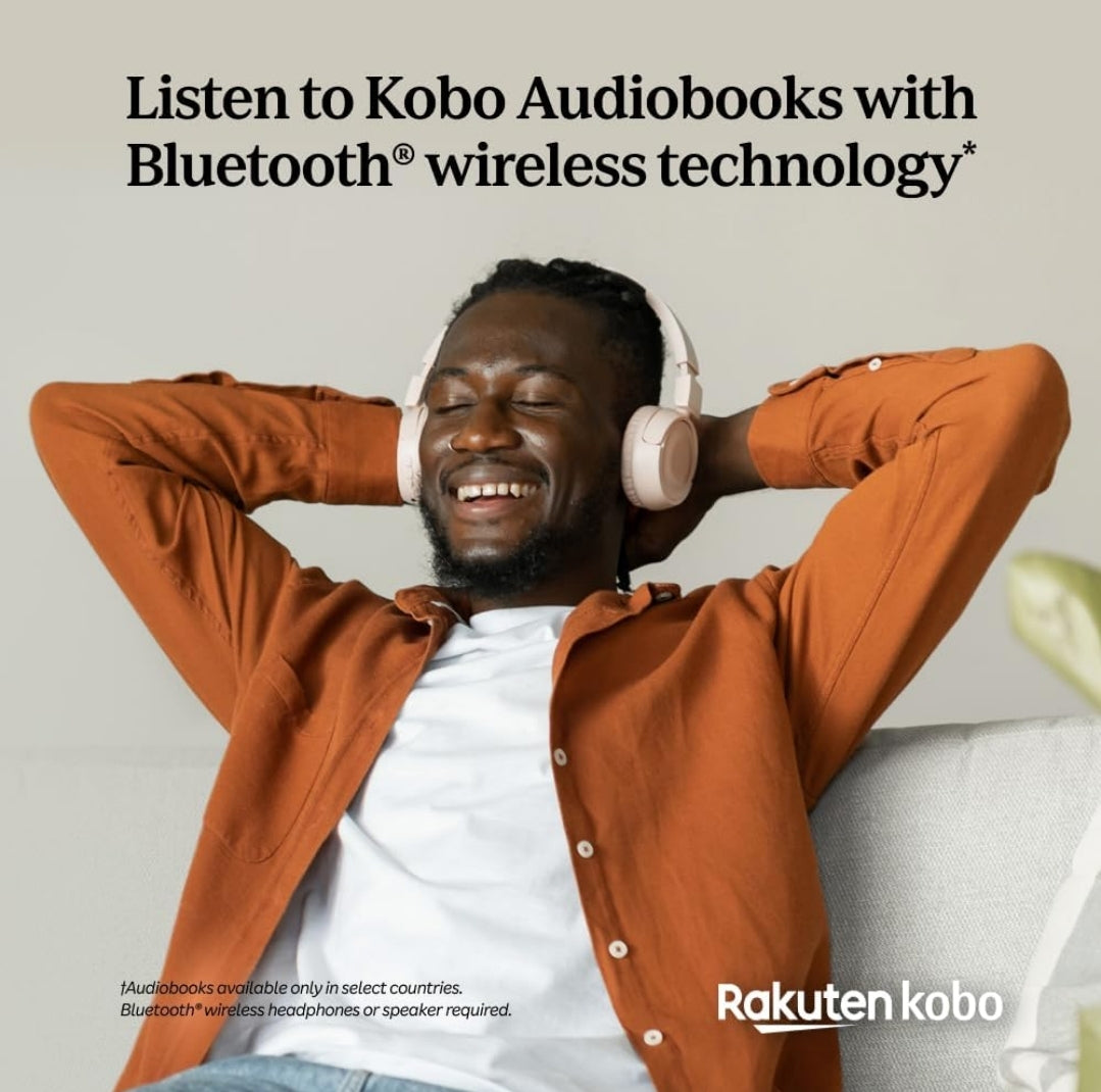 Kobo Clara BW | eReader | 6β Glare-Free Touchscreen with ComfortLight PRO | Dark Mode Option | Audiobooks | Waterproof | 16GB Storage | Black