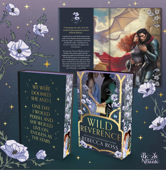 Wild Reverence by Rebecca Ross Book Bank Exclusive Special Edition with Sprayed Edges| Book Box with Merch