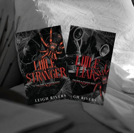 The Web of Silence Duet by Leigh Rivers | Little Stranger | Little Liar | A Dark Taboo Romance