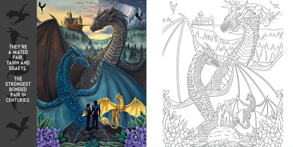 Fourth Wing: The Official Coloring Book by Rebecca Yarros