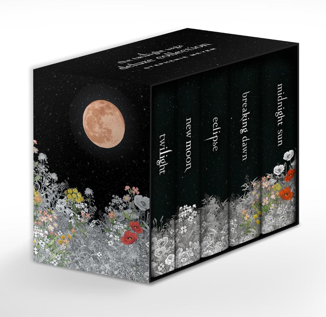 The Twilight Saga Deluxe Edition Hardback Boxed Set | Twilight, New Moon,  Eclipse, Breaking Dawn, Midnight Sun by Stephenie Meyer