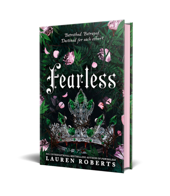 Fearless Deluxe Special Edition by Lauren Roberts + Free Art Print | Pink Sprayed Edges