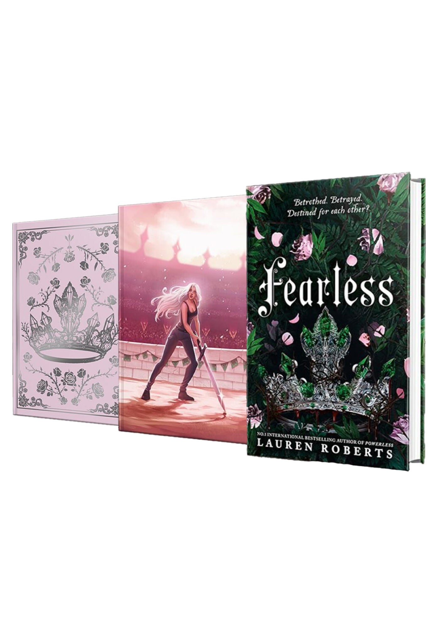 Fearless Deluxe Special Edition by Lauren Roberts + Free Art Print | Pink Sprayed Edges