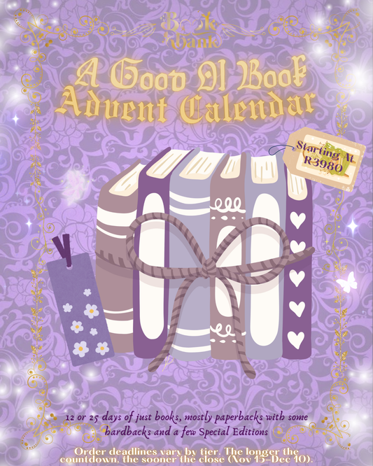 A Good Ol' Book Advent Calendar | 12 or 25 Day Book Advent Calendar South Africa | Blind Date with a Book Gift | Bookish Mystery Box