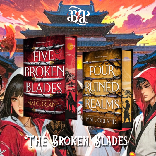 The Broken Blades Deluxe Limited Edition Bundle by Mai Corland | Five Broken Blades | Four Ruined Realms