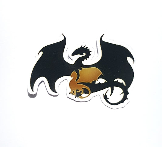 Dragons | Tairn | Andrana | Fourth Wing | Rebecca Yarros Sticker