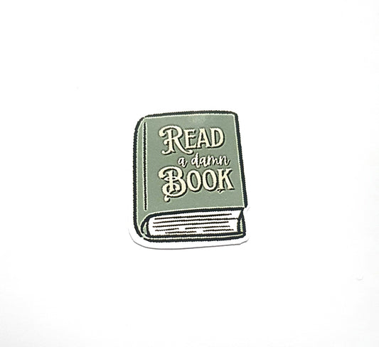 Read a Damn Book | Green Book Sticker