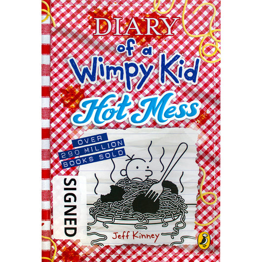 Diary of Wimpy Kid: Hot Mess Hardback Signed Edition by Jeff Kinney