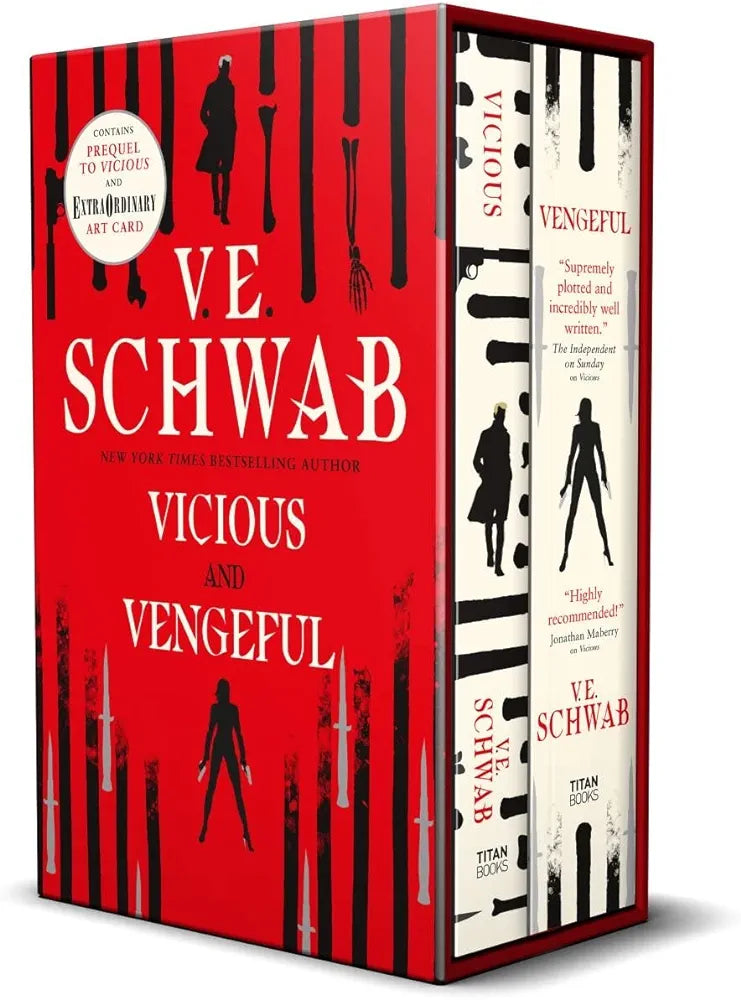 Vicious & Vengeful (Villains) by V.E Schwab Boxed Set (hardback)