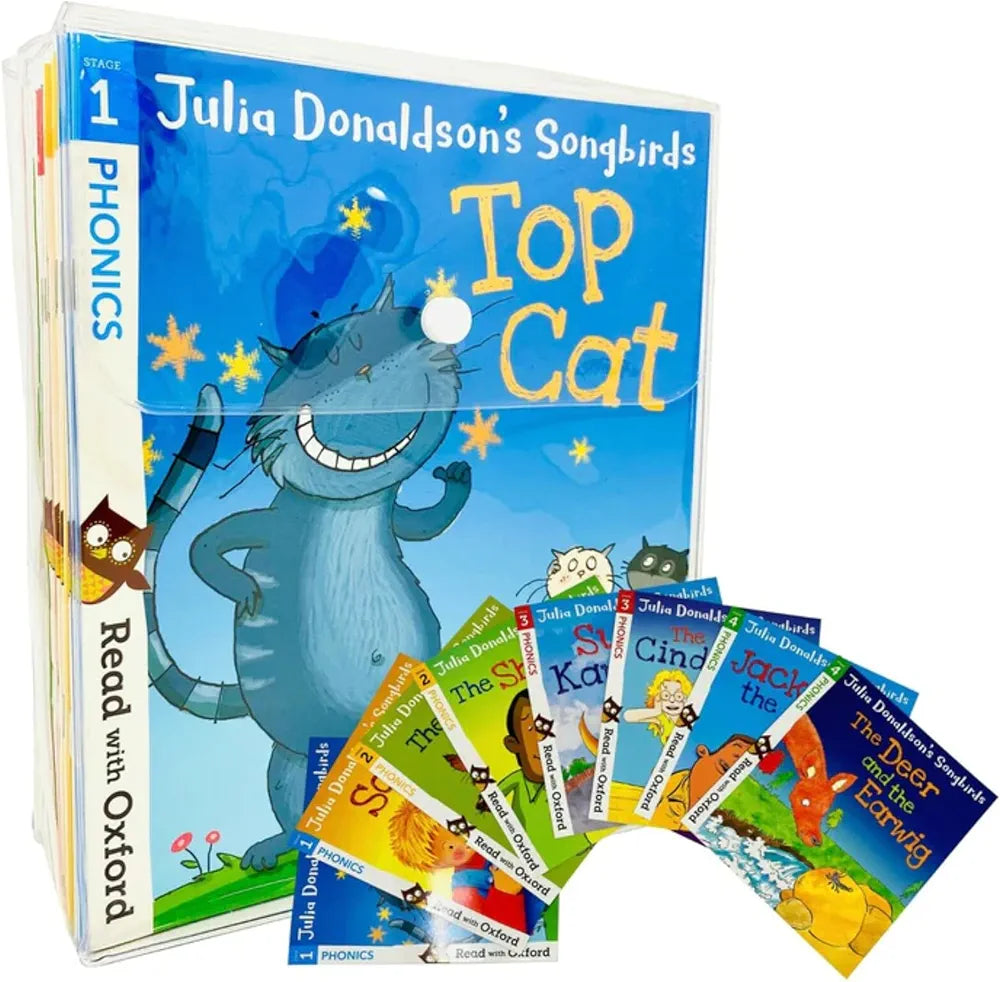 Julia Donaldson's Songbirds Read with Oxford Phonics 36 Books Collection Set