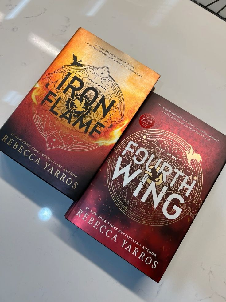 Fourth Wing + Iron Flame by Rebecca Yarros US Special Editions (ONLY 1 SET AVAILABLE)