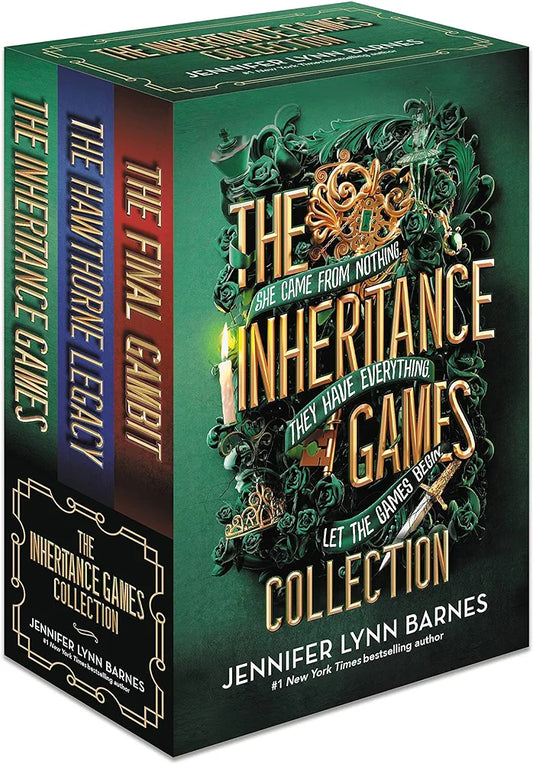 The Inheritance Games by Jennifer Lynn Barnes (hardback) Boxed Set