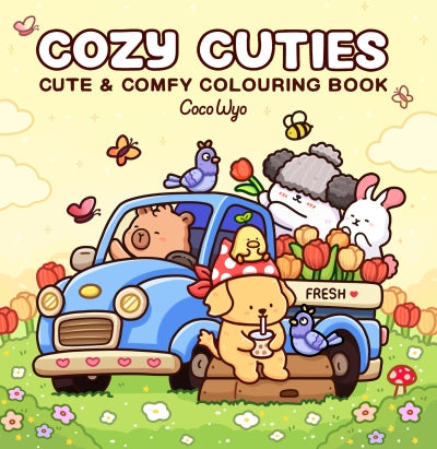 Cozy Cuties: Cute & Comfy Colouring Book | Coco Wyo