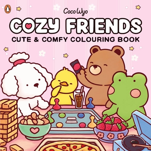 Cozy Friends: Cute & Comfy Colouring Book | Coco Wyo