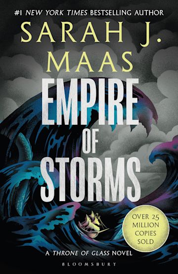 Empire of Storms (paperback) by Sarah J Maas (Throne of Glass, #5)