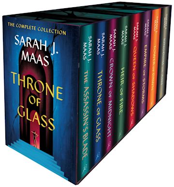 Throne of Glass by Sarah J Maas Boxed Set (hardback)