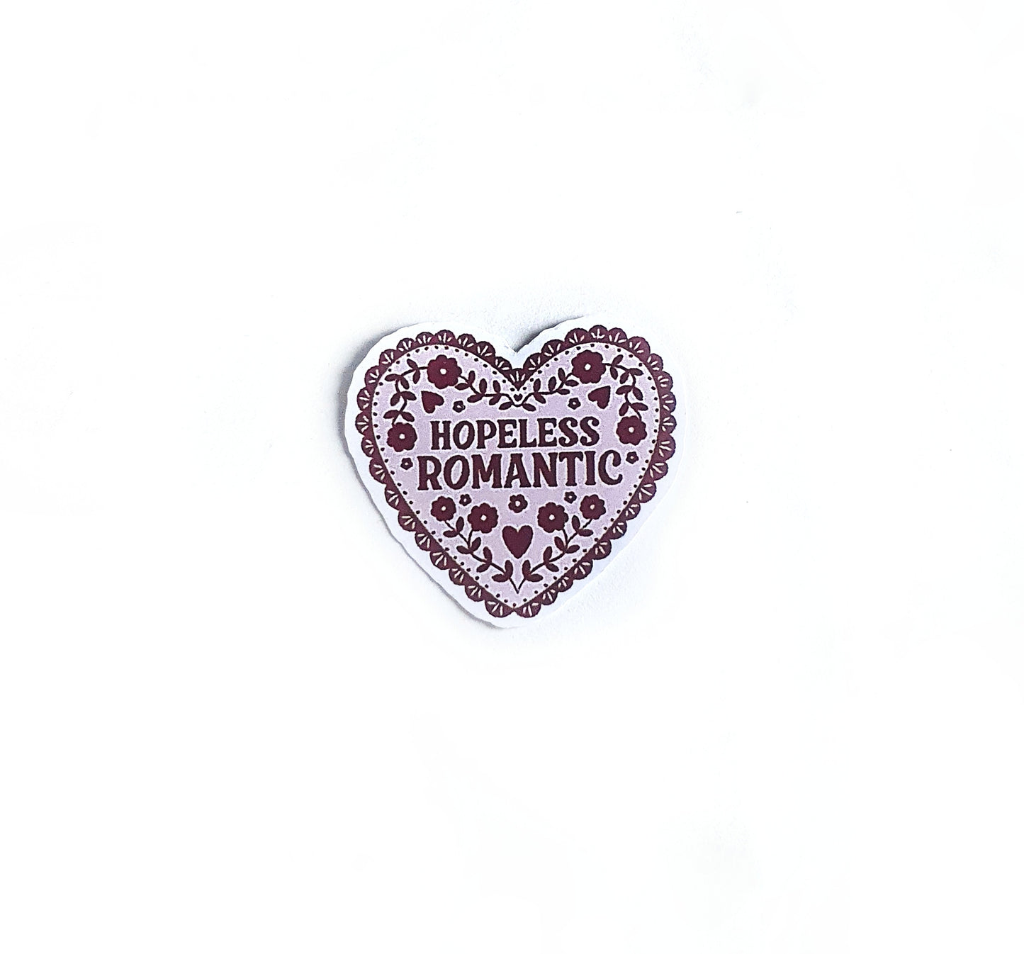 Pink Heart | Hopeless Romanic Sticker #1