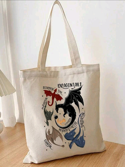 Dragon Tails | Fourth Wing by Rebecca Yarros Tote Bag