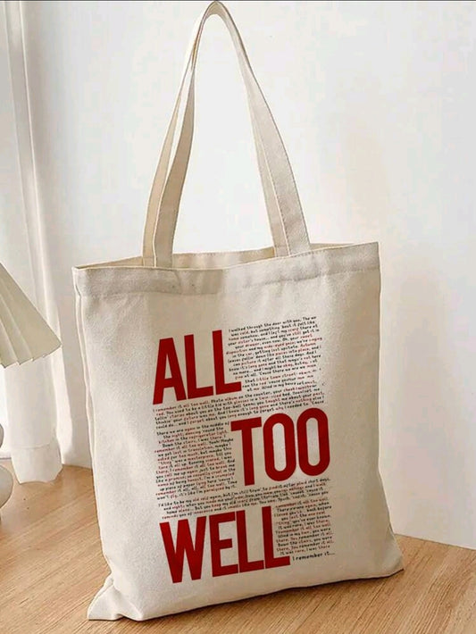 Taylor Swift All Too Well | Tote Bag