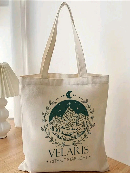 Velaris | A Court of Thorns and Roses by Sarah J Maas Tote Bag (green)