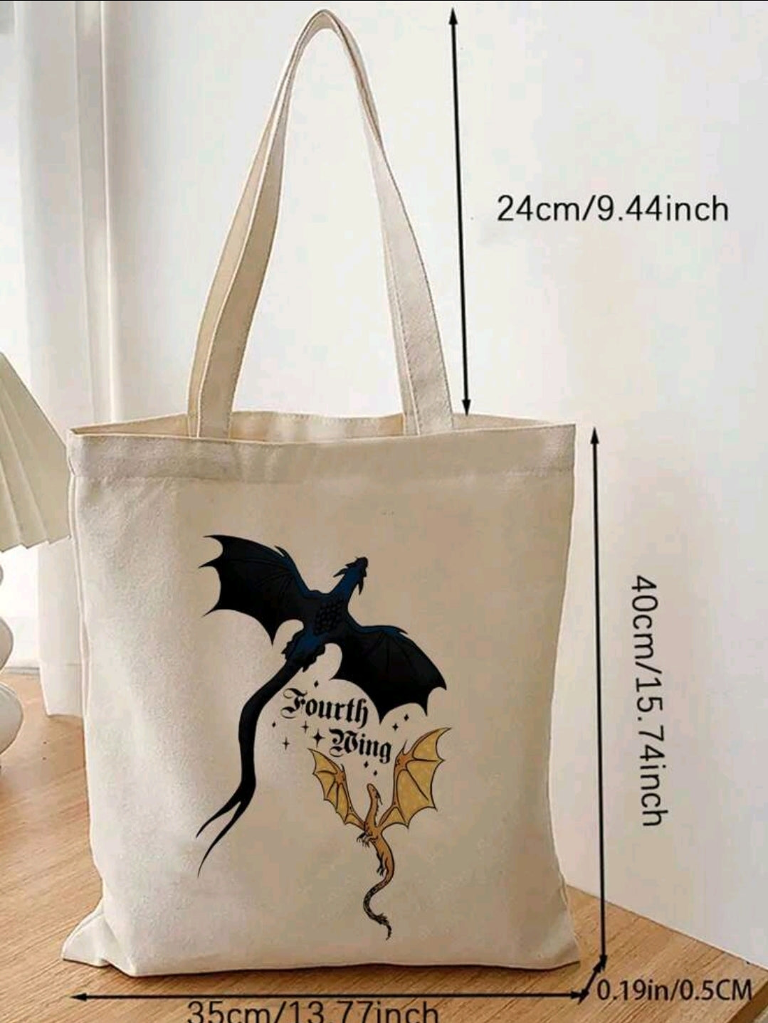 Fourth Wing Dragons | Fourth Wing by Rebecca Yarros Tote Bag