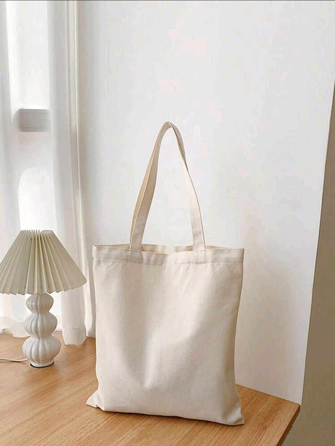 Plain Tote Bag (black)