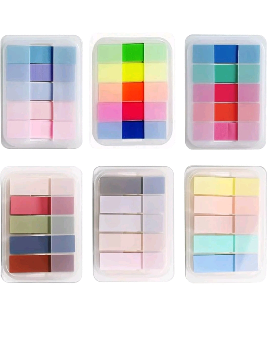 Multicolour Index Tabs 6 Pack