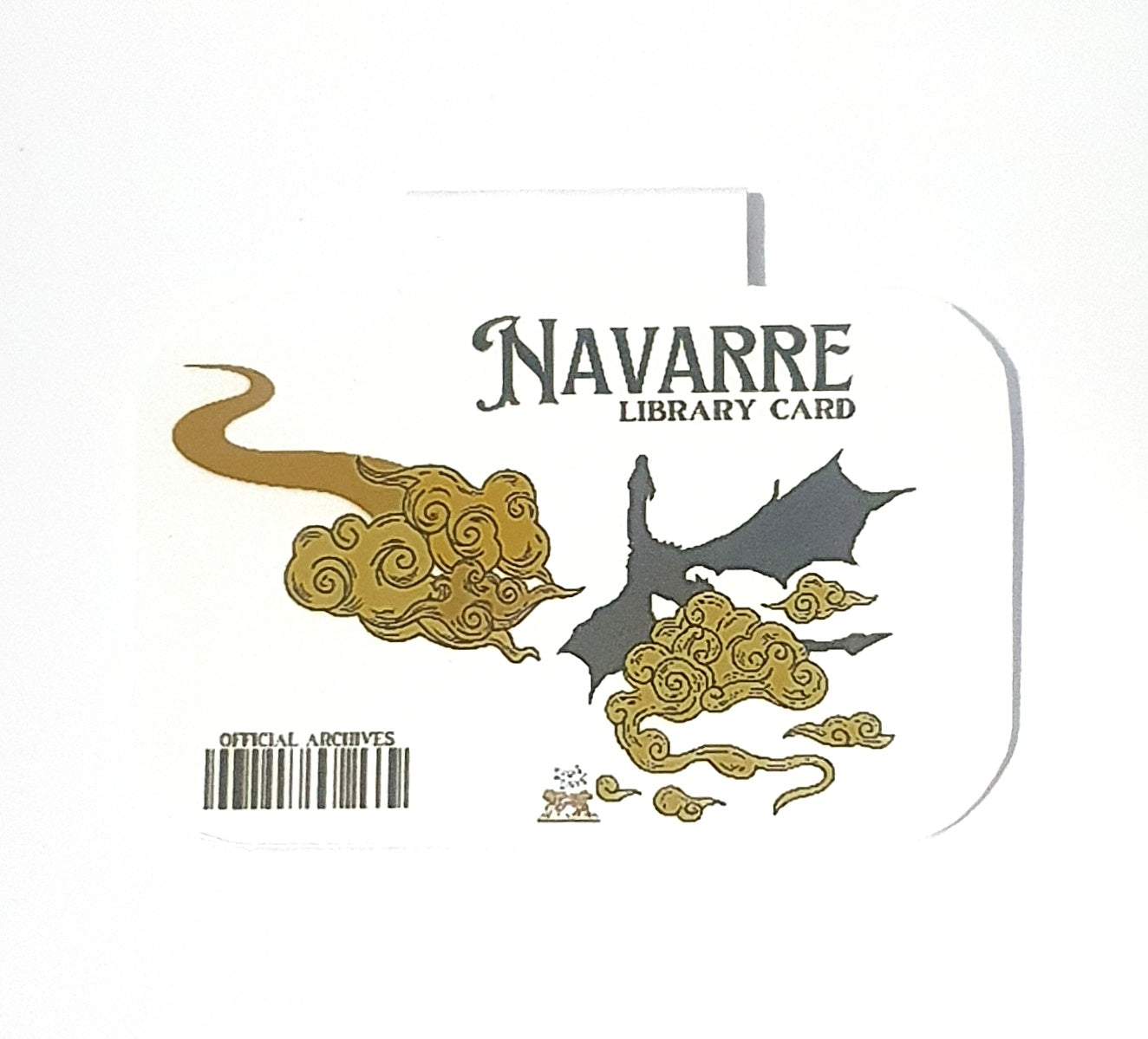 Navarre Library Card Magnetic Bookmark| Fourth Wing | Rebecca Yarros