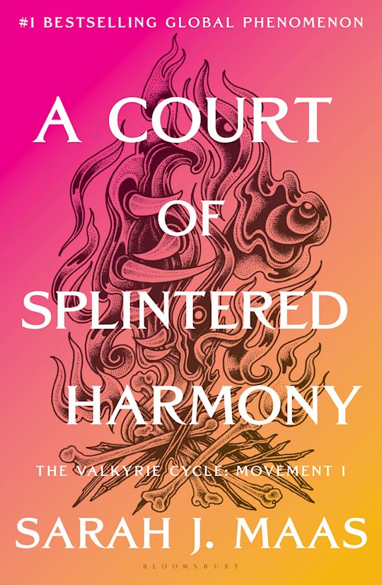 A Court of Splintered Harmony (A Court of Thorns and Roses! #6) the sixth book in the GLOBALLY BESTSELLING, fantasy romance series by Sarah J Maas (Trade Paperback)