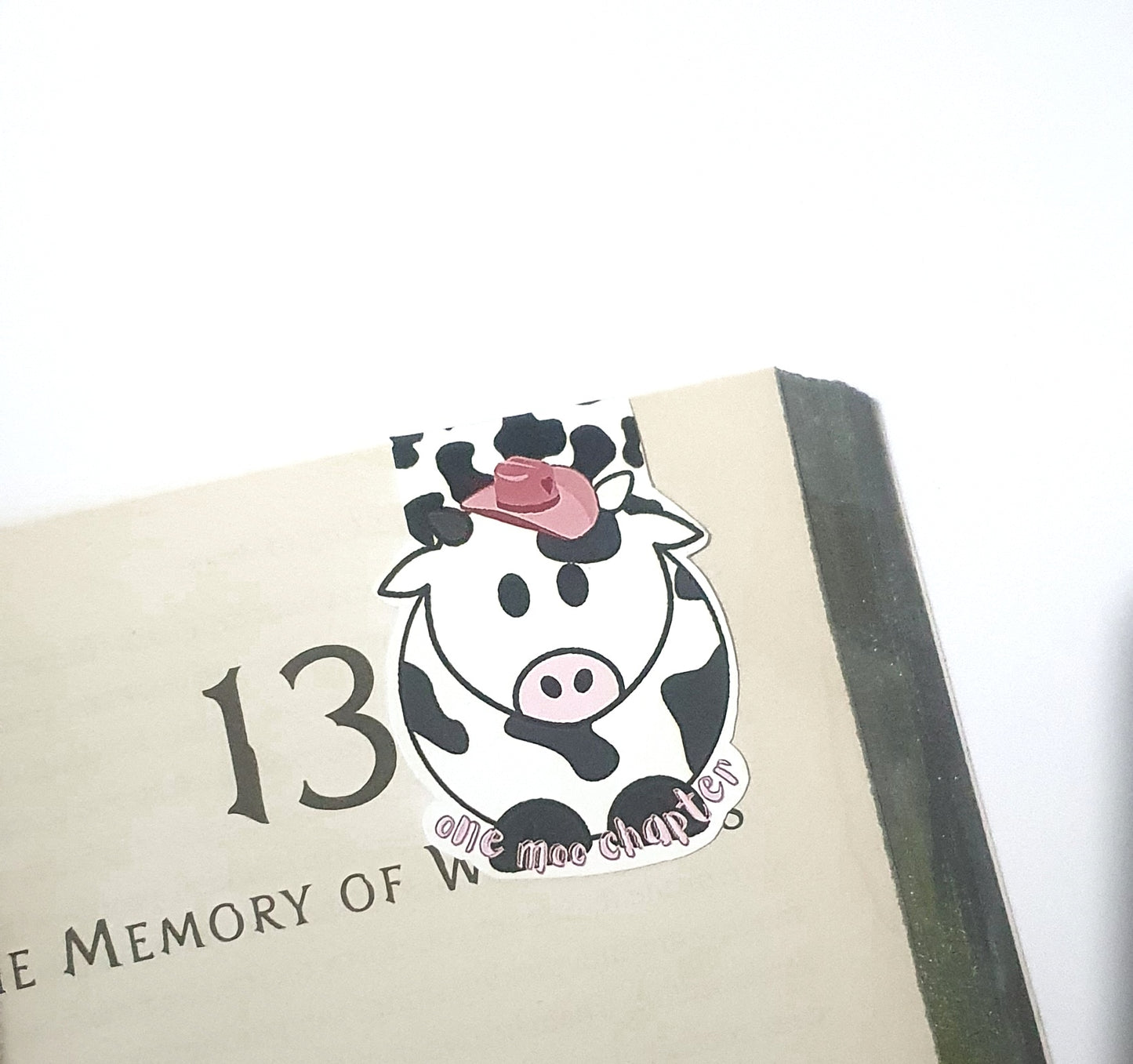 One Moo Chapter | One More Chapter Cow Magnetic Bookmark