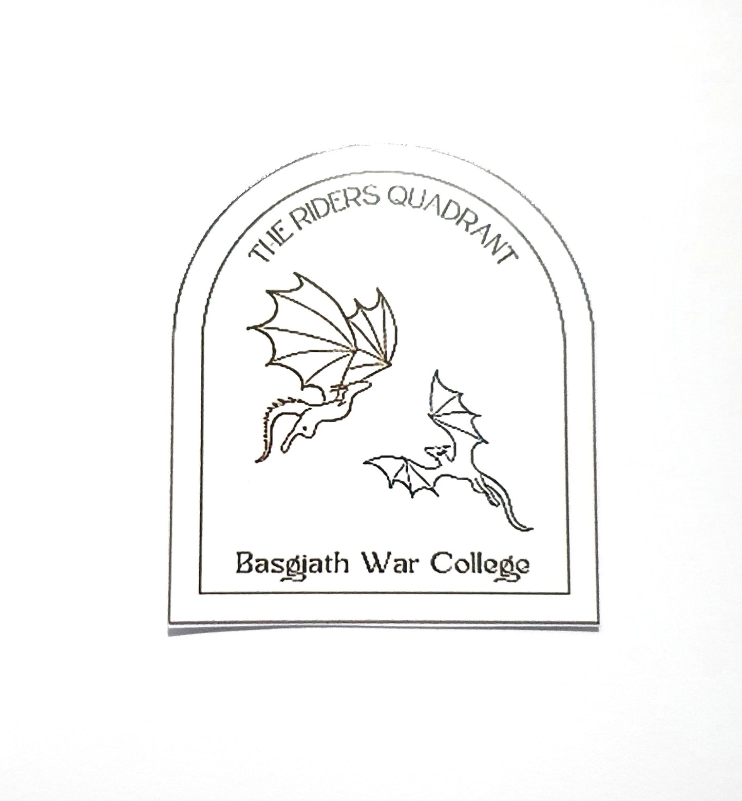 Basgiath War College Quadrants | Fourth Wing | Rebecca Yarros Sticker