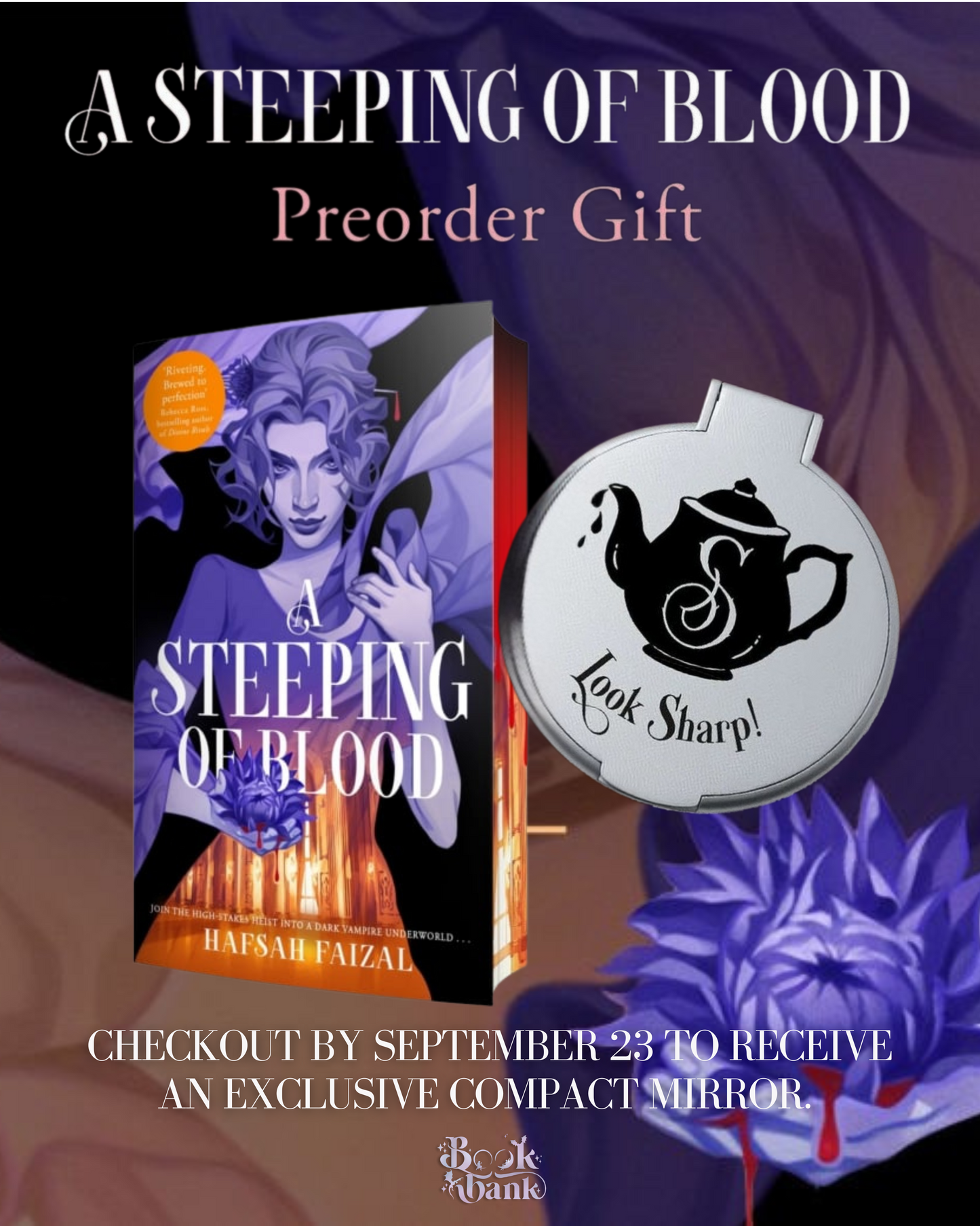 A Steeping Of Blood by Hafsah Faizal Special Edition Paperback