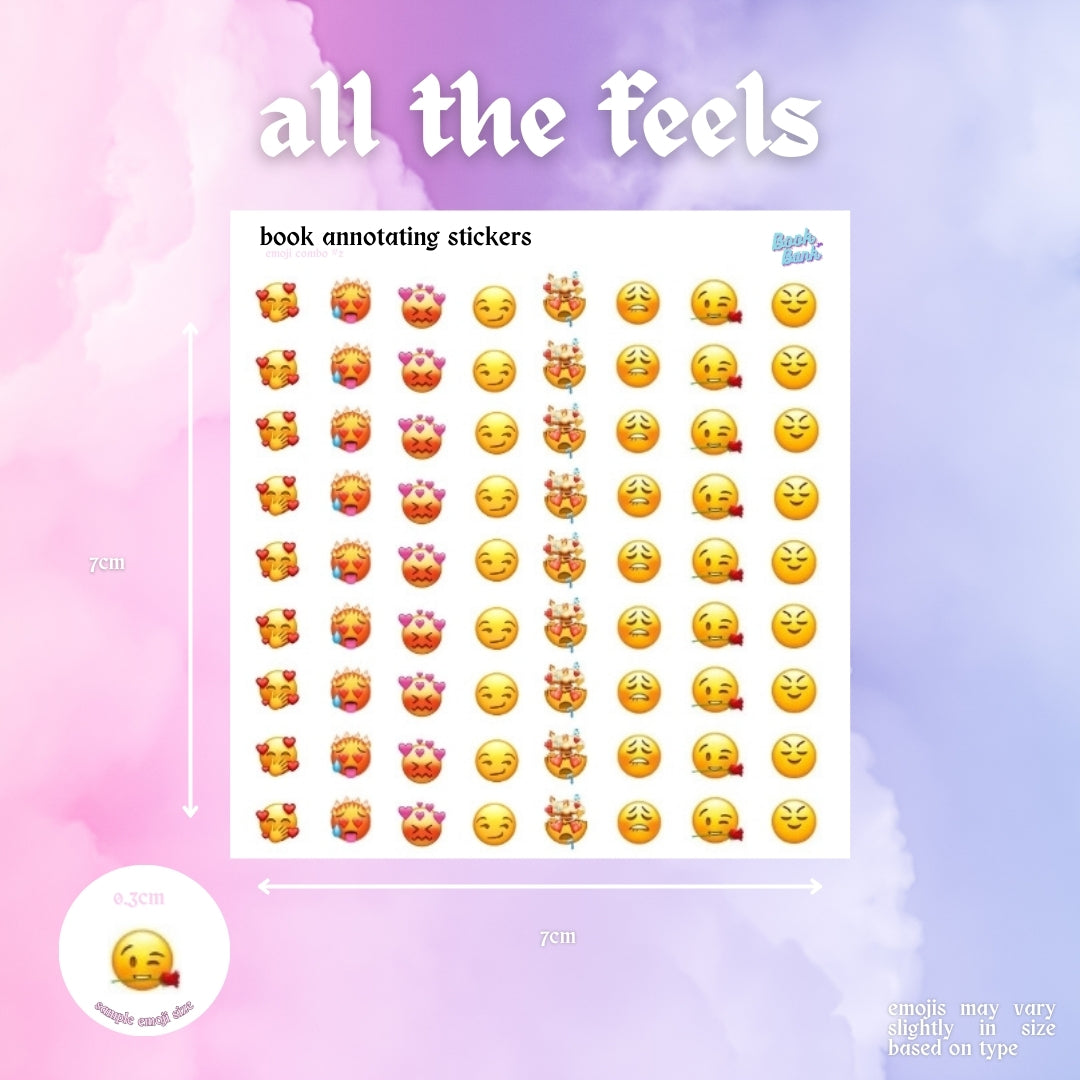 Mini Emoji Sticker Sheets | Combos