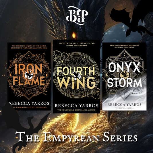The Empyrean Series Paperback Bundle | Fourth Wing, Iron Flame & Onyx Storm Set with Sprayed Edges