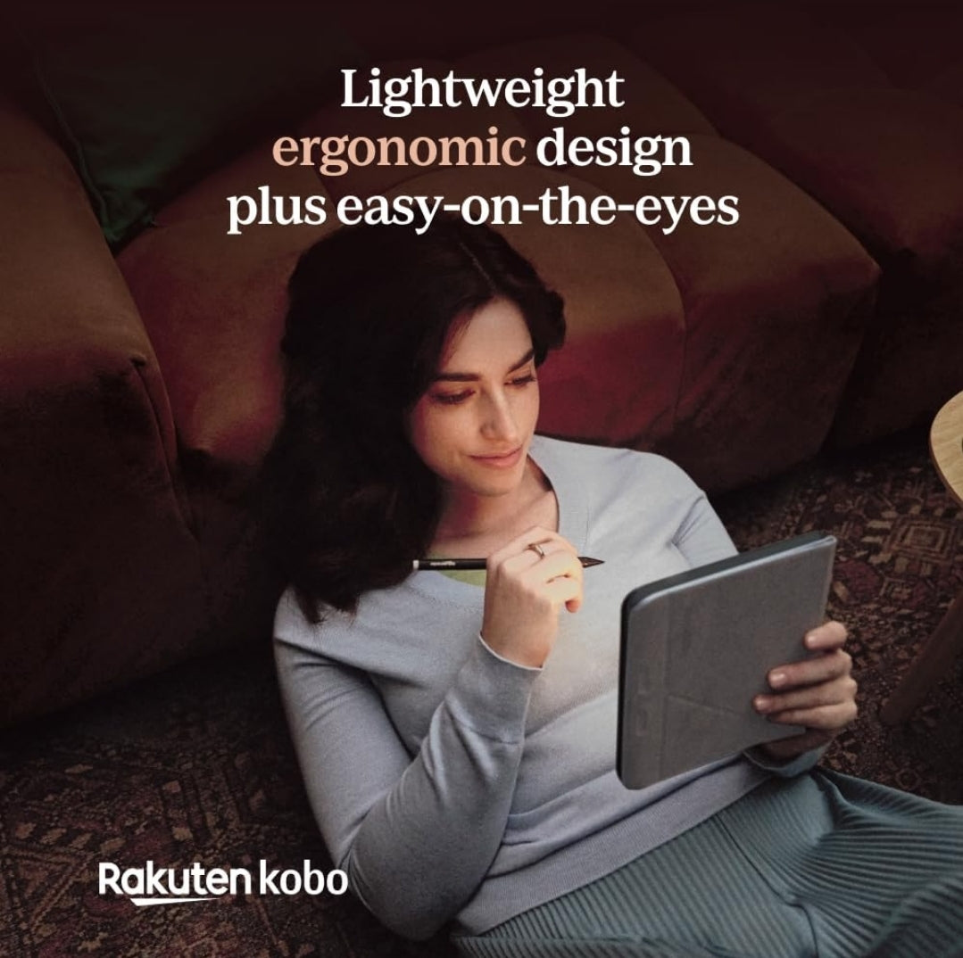 Kobo Libra Colour | eReader | 7” Glare-Free Colour E Ink Kaleido™ 3 Display | Dark Mode Option | Audiobooks | Waterproof